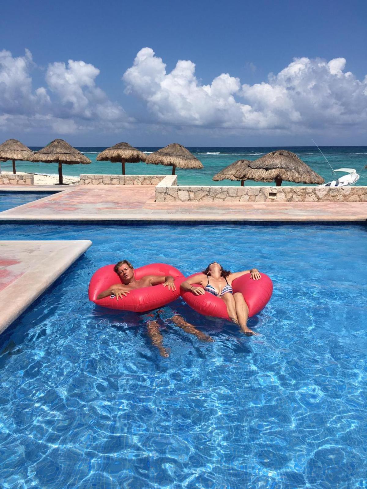 Beachfront Hammock Heaven Akumal Exterior foto